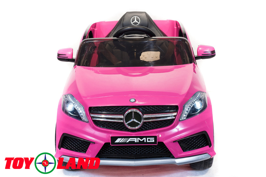 Электромобиль Mercedes-Benz A45, цвет – розовый  